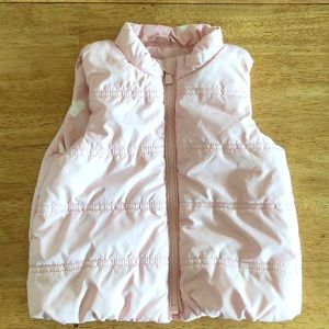 Baby Pink Puffer Vest ( 18-24 M)